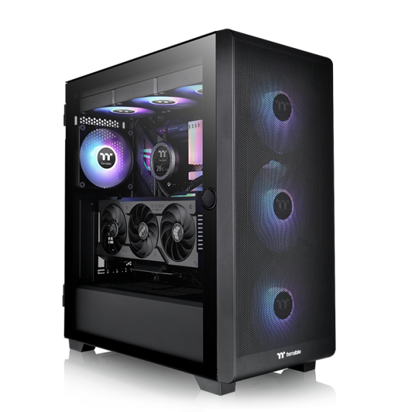 Kuciste Thermaltake S250 TG ARGB Black, CA-1Y6-00M1WN-00