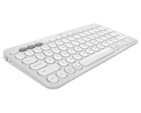 LOGITECH Pebble2 Wireless Combo US tastatura + miš bela 