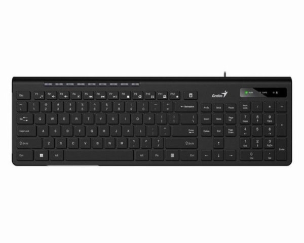 GENIUS Slimstar 230II USB YU crna tastatura 