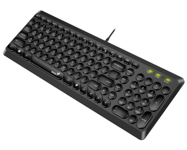 GENIUS Slimstar Q200 USB YU crna tastatura 