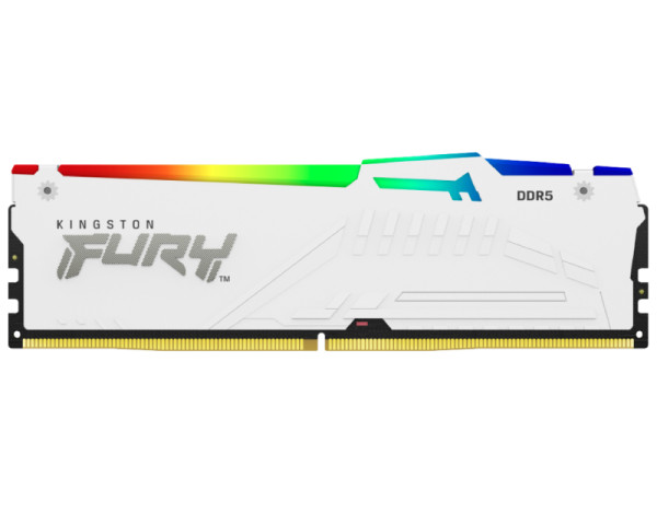 KINGSTON DIMM DDR5 16GB 6800MTs KF568C34BWEA-16 FURY Beast White RGB EXPO 