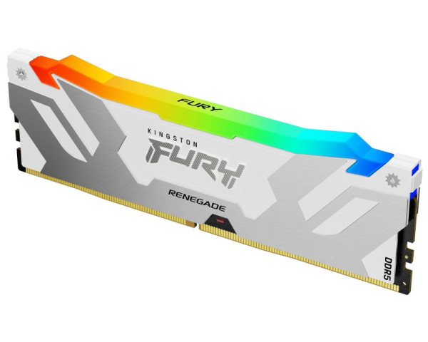 KINGSTON DIMM DDR5 16GB 6800MTs KF568C36RWA-16 FURY Renegade RGB White XMP 