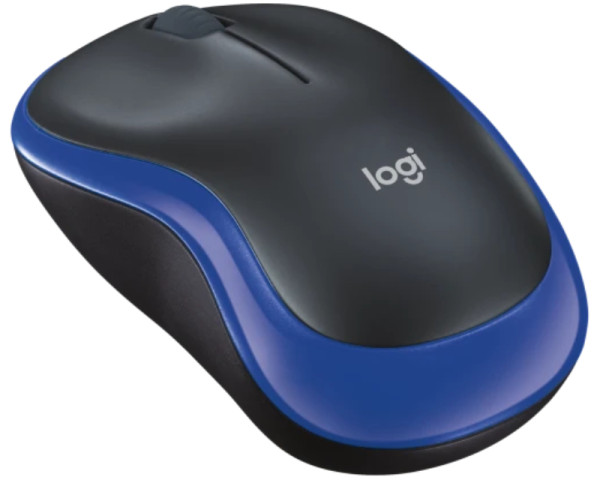 LOGITECH M185 Wireless plavi miš Retail 