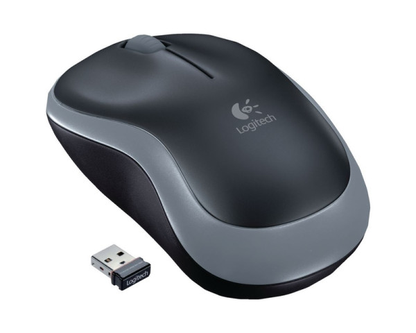 LOGITECH M185 Wireless sivi miš Retail 