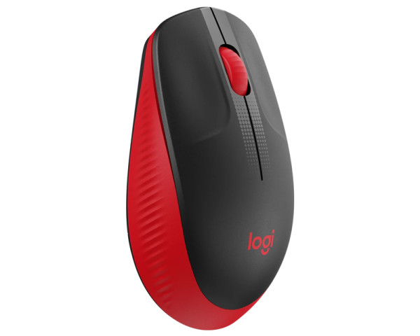 LOGITECH M190 Full-Size Wireless crveni miš 