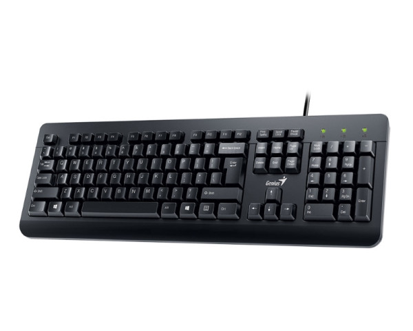 GENIUS KM-160 USB US crna tastatura+ USB crni miš 