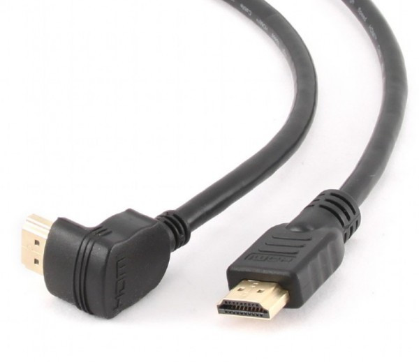 CC-HDMI490-10 Gembird HDMI kabl 4K UHD, Ethernet, konektor pod uglom 90 stepeni 3m A