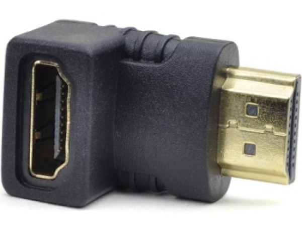 FAST ASIA Adapter HDMI (M) - HDMI (F) crni ugaoni 