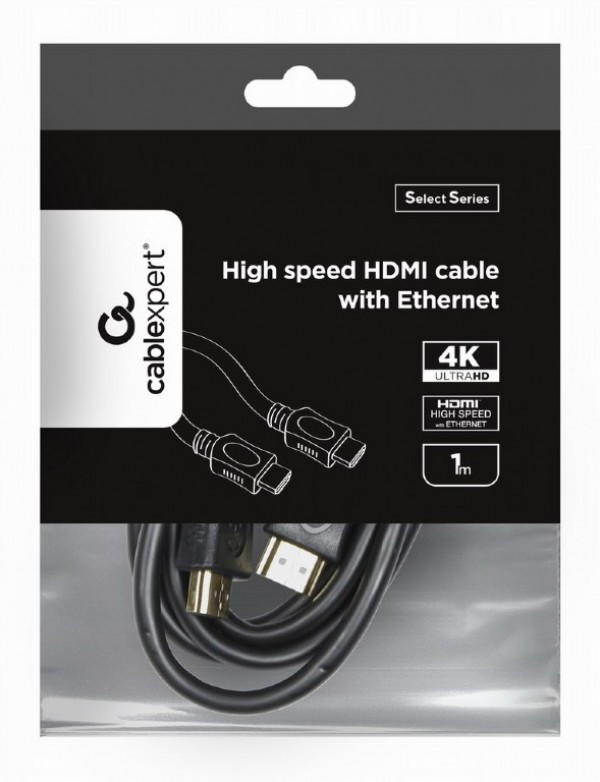 CC-HDMI4L-1M Gembird HDMI kabl v.2.0 ethernet support 3D/4K TV 1m FO