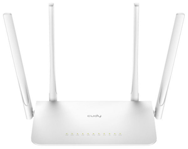 Cudy WR1300 AC1200 Dual Band 2.4+5Ghz MESH Wi-Fi Ruter 1W/4LAN Gbit,4x5dBi Wisp/AP/REP/TR