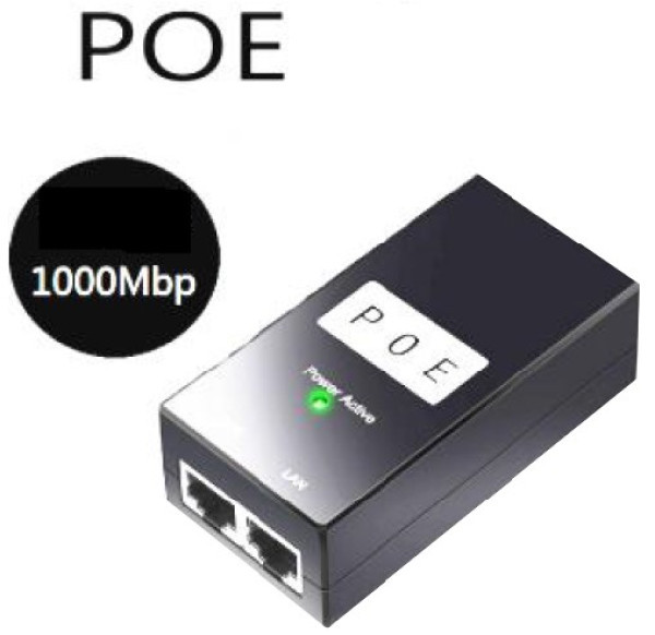 POE-INJ-4806 Gembird 48V/0.65A 30W, POE adapter Injector 1000mbps sa 2x RJ45, 100m