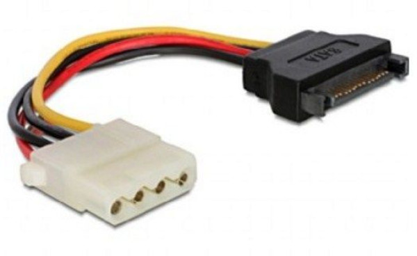 CC-SATA-PS-M Gembird SATA (male) to Molex (female) power cable, 0.15 m A