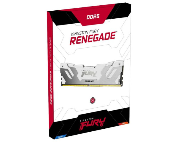 KINGSTON DIMM DDR5 16GB 6800MTs KF568C36RW-16 FURY Renegade White XMP 