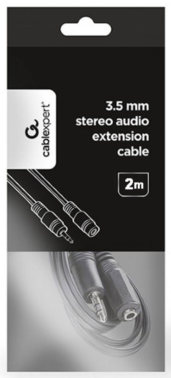 CCA-423-2M Gembird 3.5mm musko-zenski stereo kabl 2m