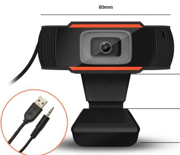 CAM83U Gembird Web kamera sa mikrofonom 720p USB+3,5mm