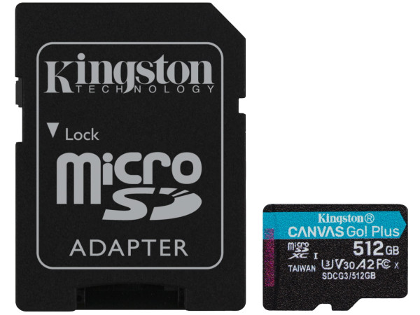 Memorije kartice KINGSTON SDCG3128GBmicroSDXC128GBClass 10170MBs-90MBs+adapter