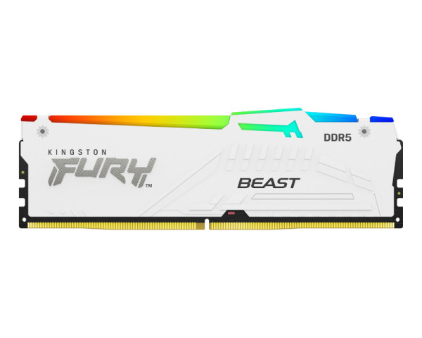 KINGSTON DIMM DDR5 64GB (2x32GB kit) 5200MTs KF552C40BWAK2-64 Fury Beast RGB White XMP 