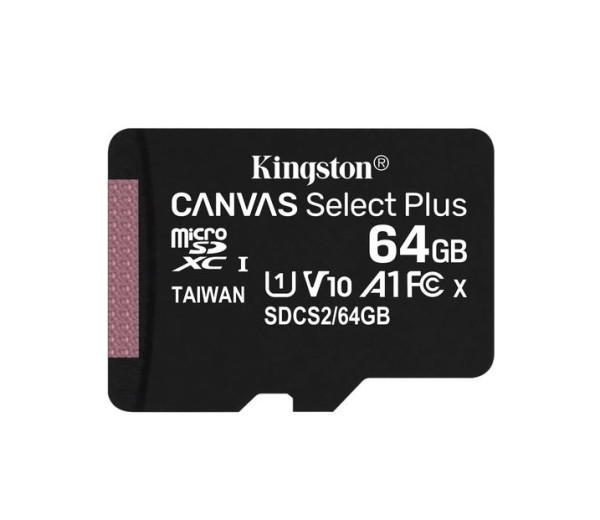 MICRO SD 64GB Kingstin SDCS2-64GBSP w-o adapter