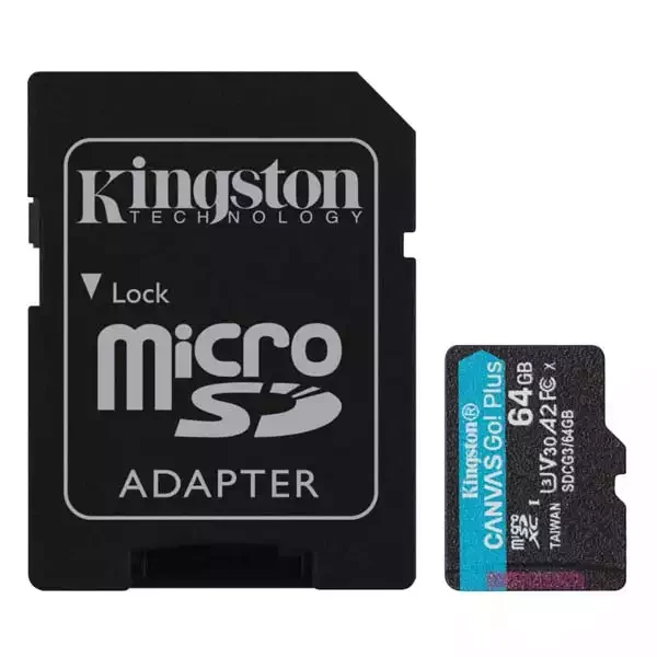 Micro SDXC Card 64GB Kingston  SDCG364 170MB70MBs + adapter