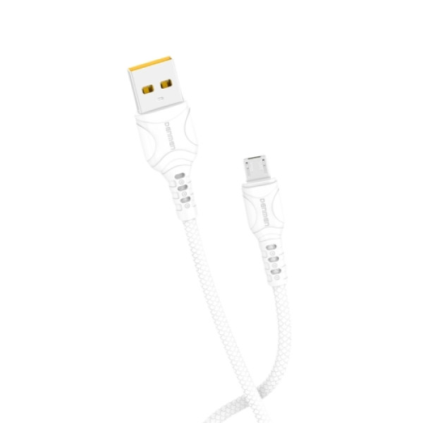 DENMEN D08V Micro USB data kabl 3,6A 1m BELI