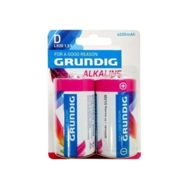 GRUNDIG Alkalna baterija D LR20 1,5V 2 kom,