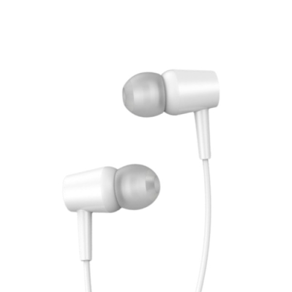 DENMEN DR02 Slušalice- handsfree 3,5mm sa mikrofonom BELE