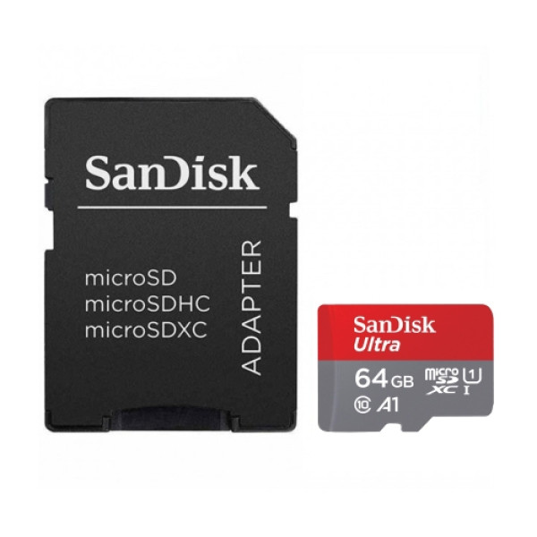 SanDisk ULTRA SDXC 64GB micro sd sa adapterom 140MB/s