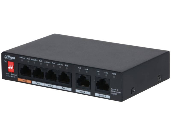 DAHUA PFS3006-4GT-60-V2 4port PoE switch 