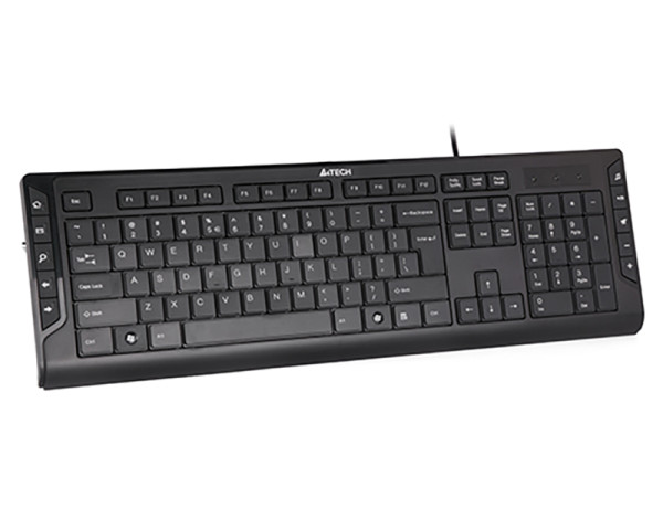 A4 TECH KD-600 X-SLIM USB US crna tastatura 