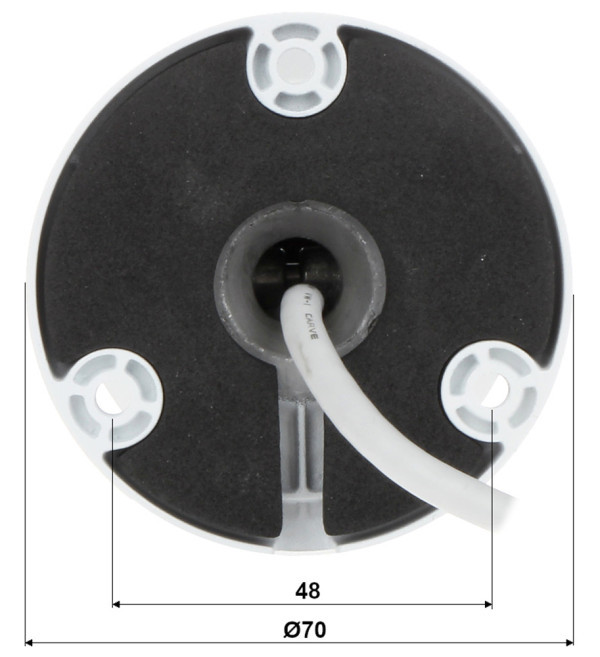 Dahua IPC-HFW2441S-S-0280B AI IP 4MP bullet IC kamera; WizSense serija; 2.8mm; IC 30m; IP67; Micro S