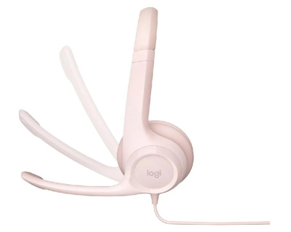 LOGITECH H390 Stereo Headset slušalice sa mikrofonom roze 