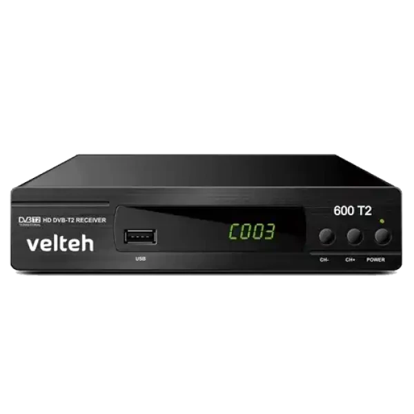 Digitalni risiver DVB-T2 Velteh 600T2 H.264