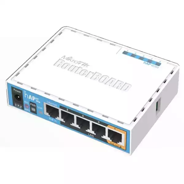 MikroTik hAP ac lite WiFi & 3G  LTE AC750Mbs High Power 200mW dual band 2.4 & 5GHz 802.11acabg