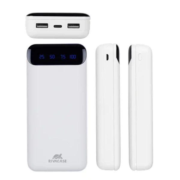 Power Bank RIVACASE VA 2280 20000mAhbeli, 10W