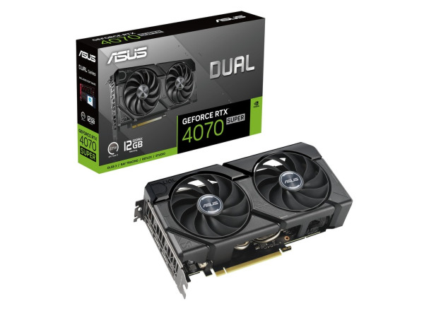 Grafička karta ASUS DUAL-RTX4070S-12G-EVO NVD12GBGDDR6X192bitcrna