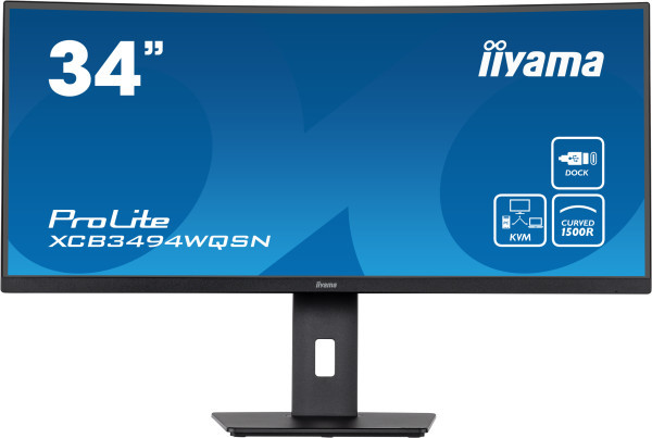 Monitor 34'' Iiyama XCB3494WQSN-B5 VA 3440x1440120Hz0.4msHDMIDPUSBzvučnici