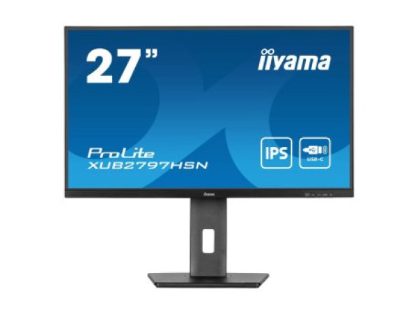 Monitor 27'' Iiyama XUB2797HSN-B1 IPS 1920x1080100Hz1msHDMIDPUSBRJ45