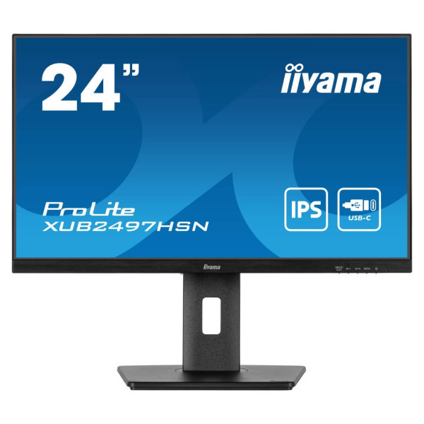 Monitor 23.8'' Iiyama XUB2497HSN-B1 IPS 1920x1080100Hz1msHDMIDPUSBRJ45