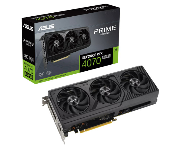 ASUS nVidia GeForce RTX 4070 SUPER 12GB 192bit  PRIME-RTX4070S-O12G grafička karta