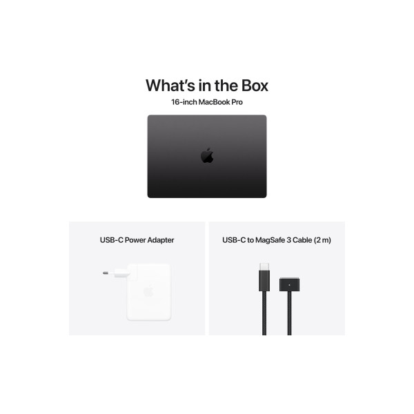 16-inčni MacBook Pro M4 Max sa 16-jezgarnim CPU-om i 40-jezgarnim GPU-om, 48GB objedinjene memorije i 1TB SSD-om - Space Black