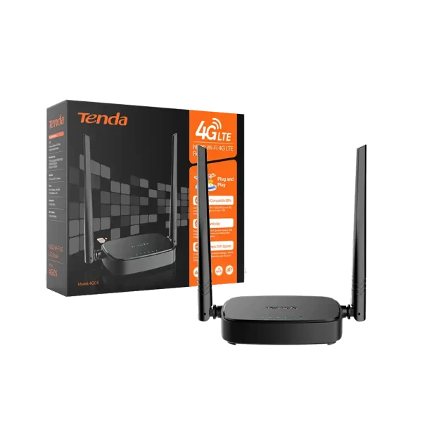 Wireless 4G LTE Router Tenda 4G05 N300sim slot1xWan1x Lan2 External 4G3G2 Internal Wi-Fi Anten