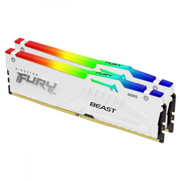 RAM DIMM DDR5 32GB (2x16GB) 5200MHz KF552C36BWEAK2-32 Kingston White RGB EXPO