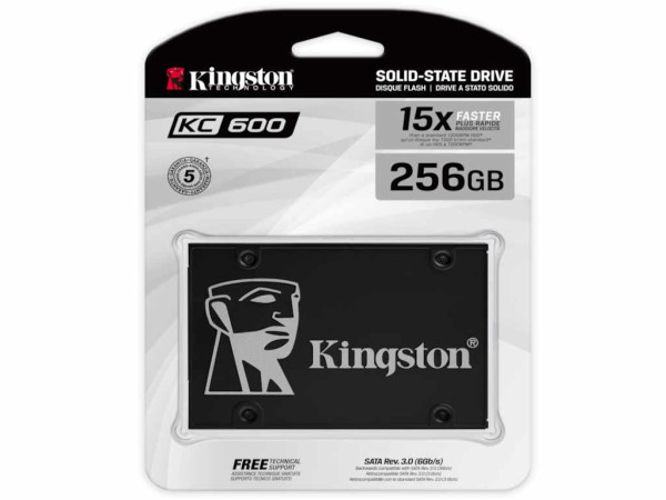 SSD KINGSTON KC600 256GB2.5''SATA 3crna