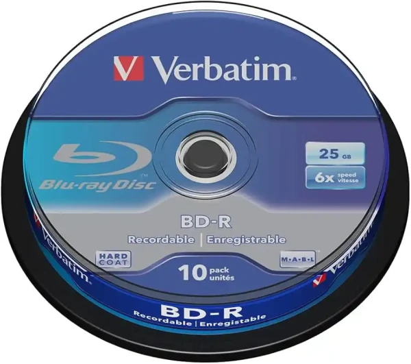 Blue-Ray Verbatim 25GB 110 6xzvono