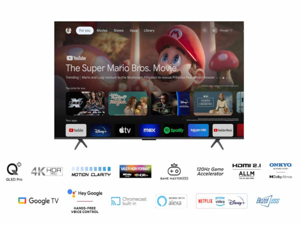 Televizor TCL 55C655QLED55''4K HDR PROGoogle TV