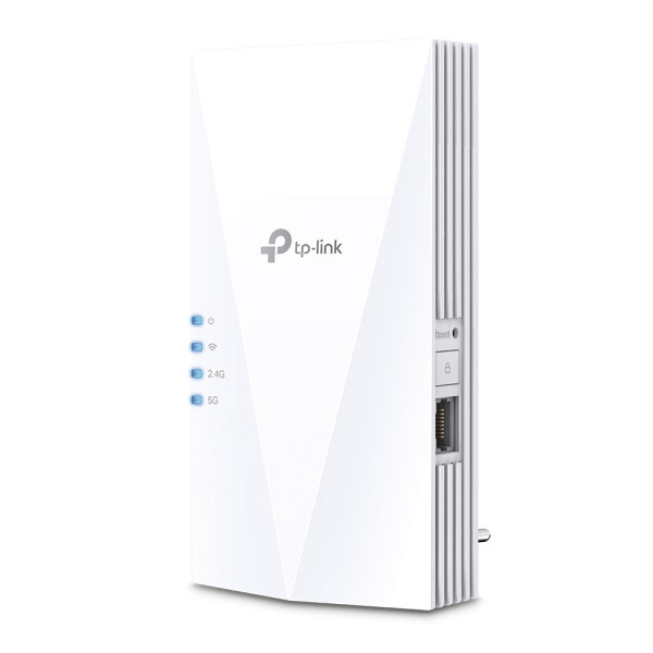 Ekstender dometa TP-LINK RE500X WiFiAX1500300 Mbps at 2.4GHz, 1200 Mbps at 5GHz2 interne antene