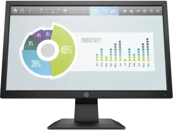 Monitor 19 HP P204v 5RD66AAR 1600x900TN60Hz5msVGAHDMI