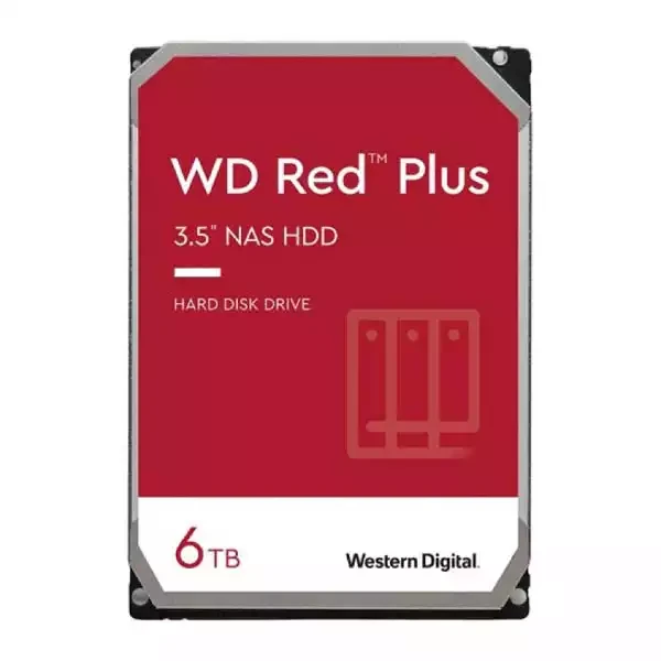 Hard disk 6TB SATA3 Western Digital Caviar 128MB WD60EFZX Red Plus