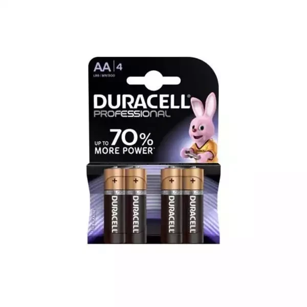 Baterija Duracell Prof AA (pak 4 kom), nepunjiva